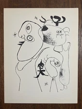 Joan Miro  "Barcelona Series #18"  Original  1947 Lithograph, Limited Ed. 1500