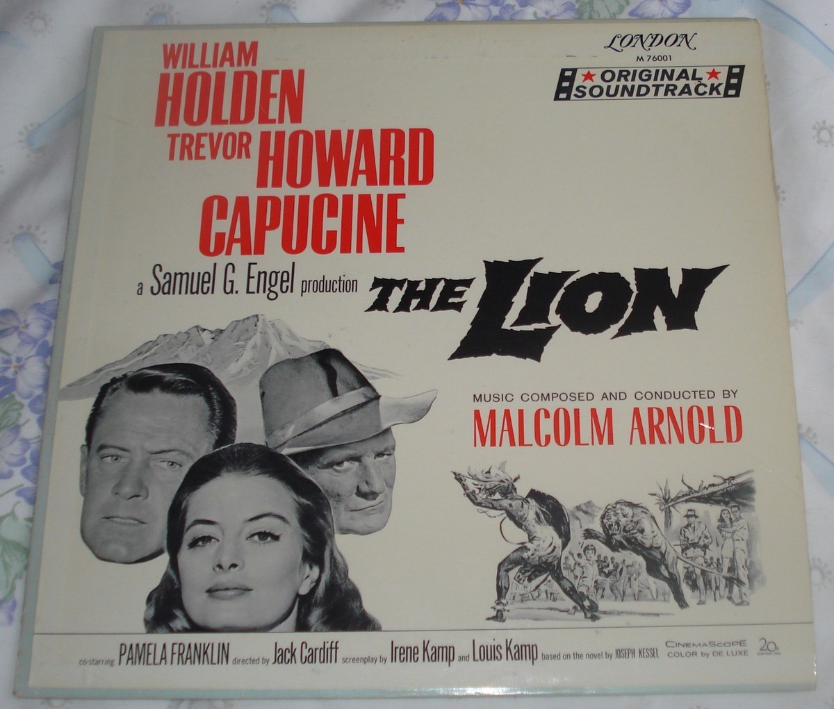 THE LION (Malcolm Arnold) rare original USA mono lp (1962) + 