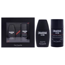 Drakkar Noir by Guy Laroche for Men - 2 Pc Gift Set