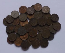 Germany, Third Reich 1 Reichspfennig 1937-39 / 1 coin, World War II - Swastika