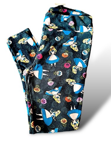 Joli Legging LuLaRoe Taille TC Violet Motif Avions, Neuf Sans étiquette