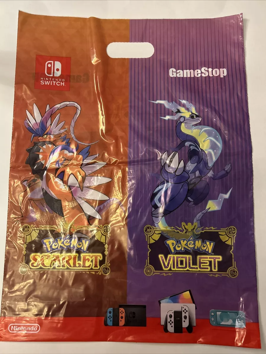 2022 Pokemon Scarlet and Violet GameStop Exclusive Promotional Promo Bag  18x14