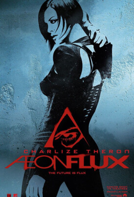 AEON FLUX MOVIE POSTER 1 Sided ORIGINAL Advance Version B 27x40 CHARLIZE THERON