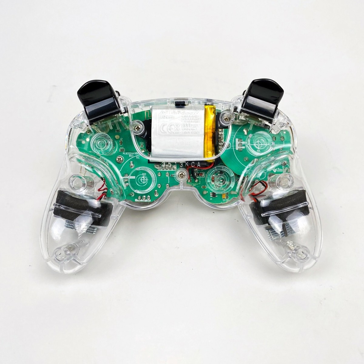 Manette Sans Fil PDP Afterglow Pour PS3 (version Transparente) - Occasion, Non Testée, Marques D'usure