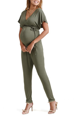 ingrid and isabel maternity jumpsuit