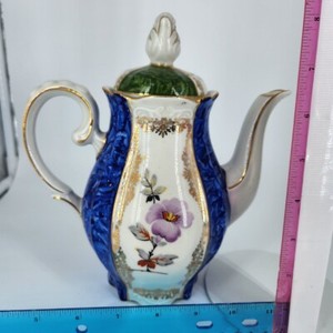 ANTIQUE 1930s 40s 50s Rosenthal Pompadour Continengal Gold China Coffee/Tea Pot