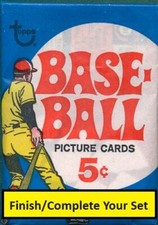 1969 Topps Baseball Finish/Complete Your Set 241-631