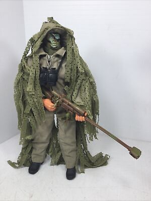 1/6 HASBRO GI JOE US ARMY / USMC MODERN SNIPER IN GHILLIE 1/6 HASBRO GI JOE US ARMY / USMC MODERN SNIPER IN GHILLIE