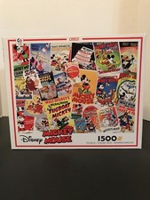 NEW Ceaco Disney Mickey Mouse 1,500 Piece Jigsaw Puzzle /  3402-1 / SEALED