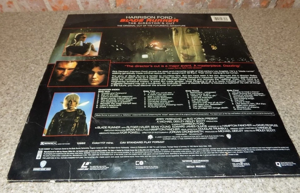 BLADE RUNNER WIDE SCREEN DIRECTORS CUT  Foto 2 de 2