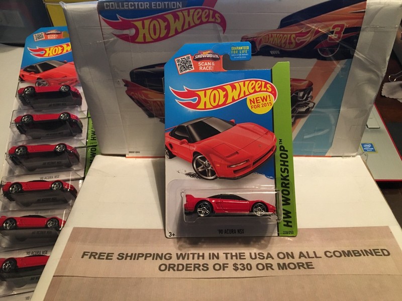 HOT WHEELS 90 ACURA NSX HW WORKSHOP 2015 HW GARAGE NEW FOR 2015 VHTF!!!