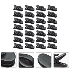 100x Earbud Wire Clip Earpiece Wire Clip Earbud Cord Clip Headphone Clip