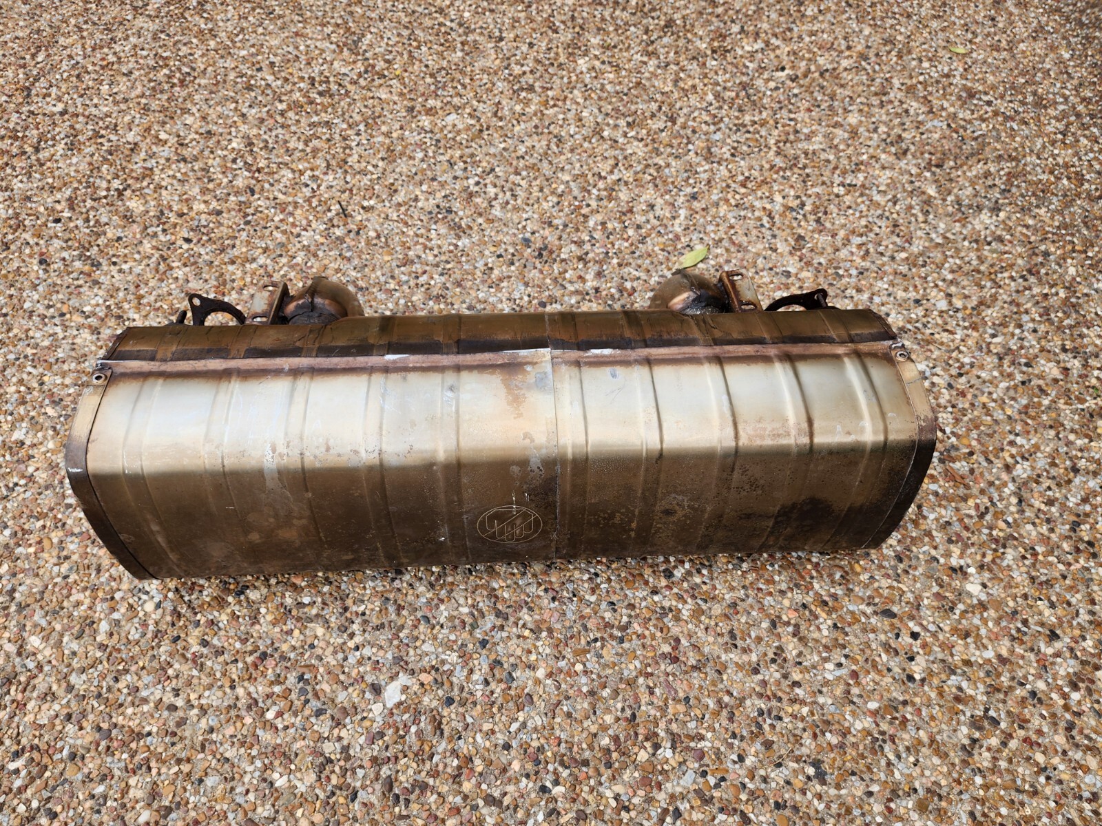 FERRARI 360 MODENA OEM FACTORY GENUINE ORIGINAL EXHAUST SYSTEM WITH PIPE TIPS