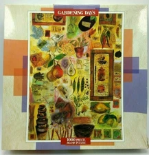 1998 Ceaco GARDENING DAYS Jigsaw Puzzle 1000 Piece 27"X20"