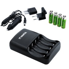 Nokta Charging Kit AC, Car Charger, 4x AA Rechargeable NIMH 30001932