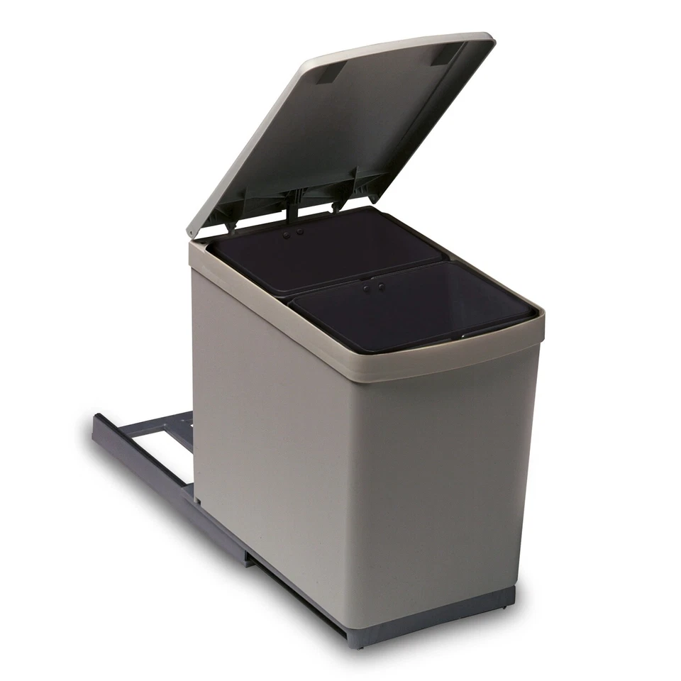 Victory Einbau-Abfallsammler Traditionline Drehtüren 15 Liter - Bild 3 von 3