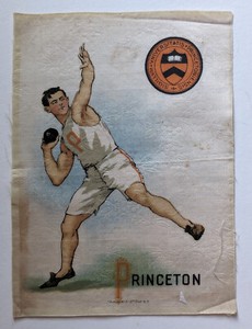 S21 LARGE MURAD SPORT TOBACCO SILK PRINCETON SHOTPUT TRACK AND FIELD