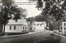 Post office German Valley NJ New Jersey 2 1915 RPPC Photo Postcard COPY
