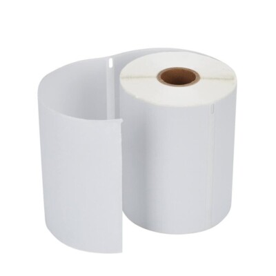 6 Rotoli Etichette Termiche 4x6 - 1320 Etichette Per Spedizioni - Compatibile Dymo 4XL