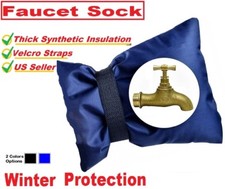 Outdoor Water Faucet Thickened Cover Sock Winter Freeze Protection Waterproof BU