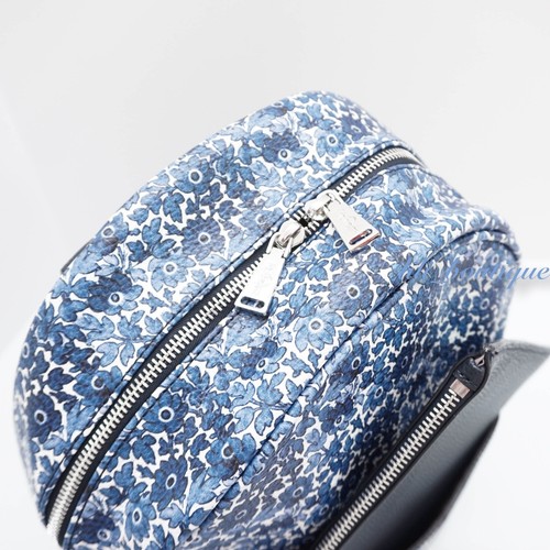 NWT Kipling BP4301 Amory Backpack Navy Pouch Polyurethane PU Bubbly Floral Multi - Picture 8 of 12