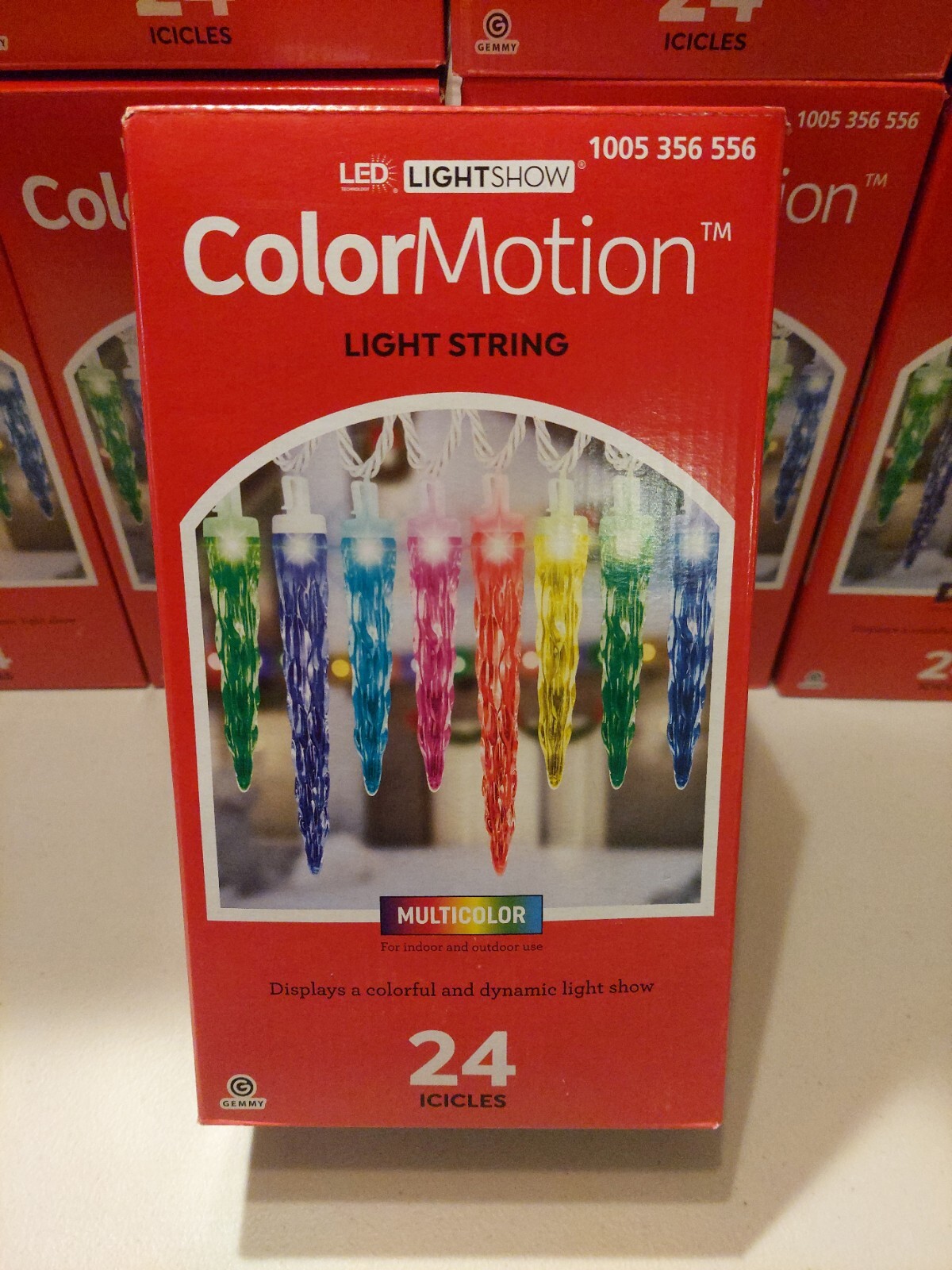 Gemmy ColorMotion LED Christmas 24pcs Color Changing Holiday Patio Gazebo Lights