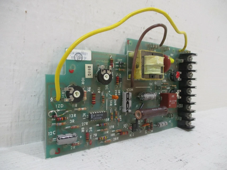 Dayton 93A122889001 SCR Control DC Drive Board Card PLC para controlador de velocidad Foto 3 de 4