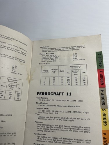 EMF Electrode Guide Revised 1966 The Commonwealth Industrial Gases Ltd - Picture 10 of 20