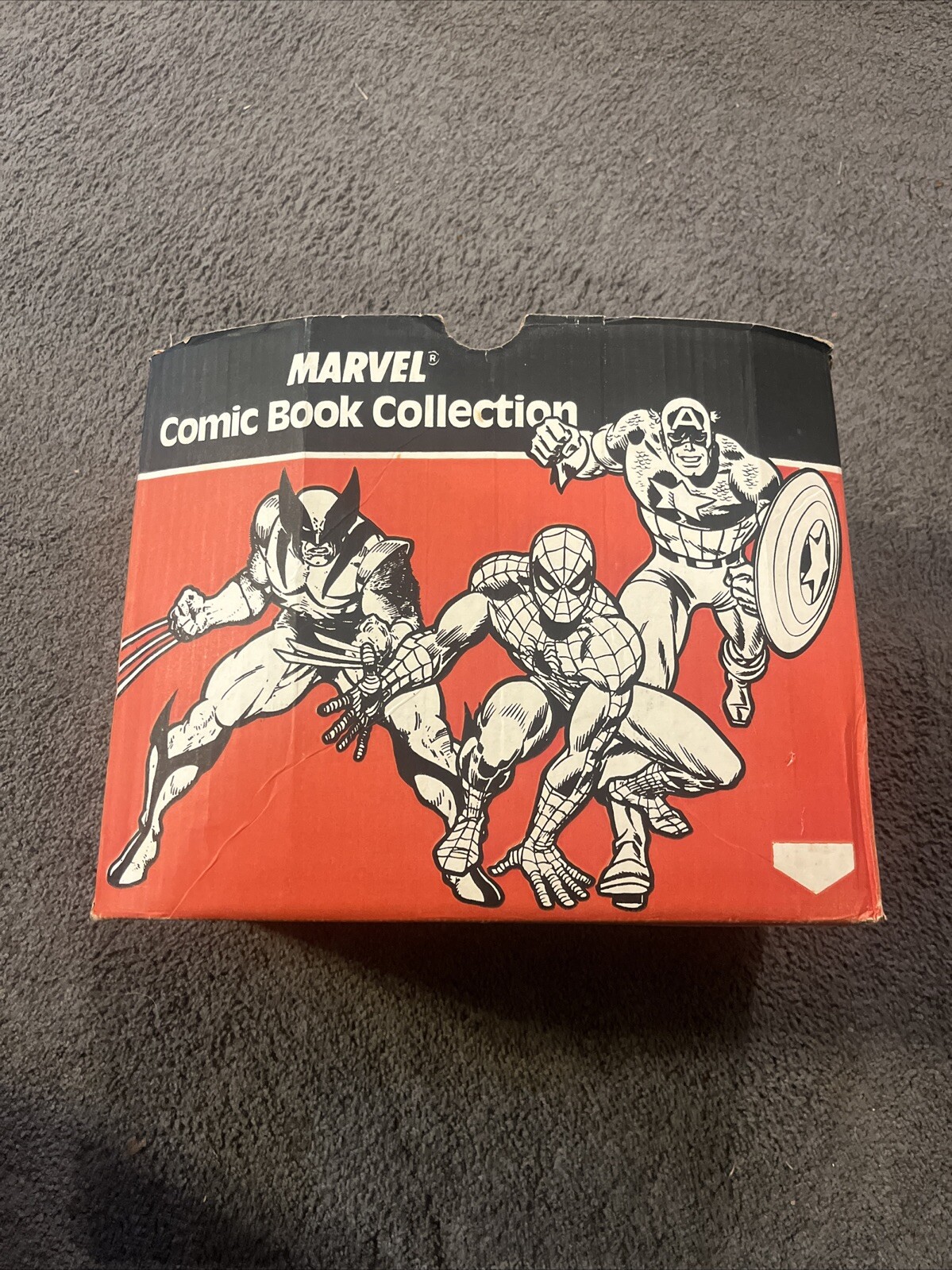 MARVEL STUDIOS COMICS VINTAGE 1989 COMIC BOOK COLLECTION COLLECTORS BOX