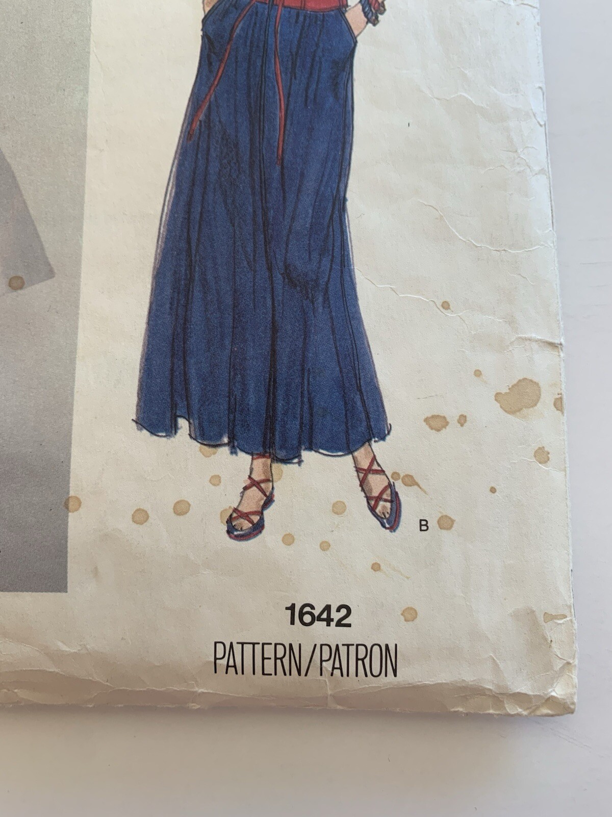 Completo top e gonna vintage Vogue Paris Yves Saint Laurent Misses taglia 8