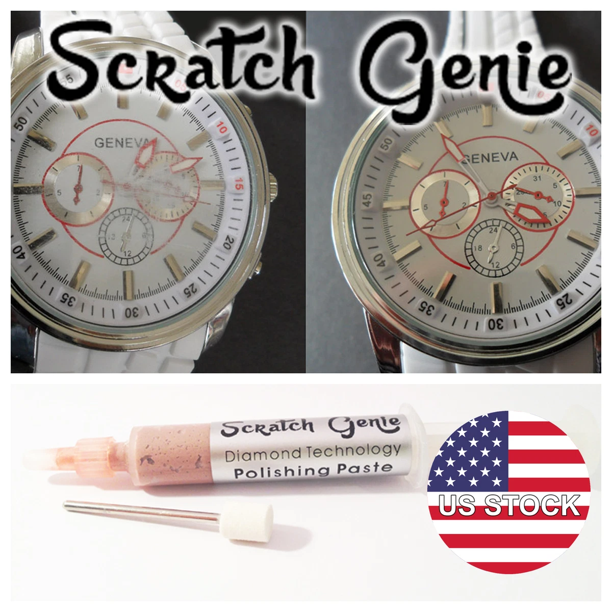 Remove Scratches Watch Crystal  Watch Glass Polish Scratch