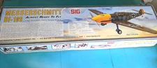SIG Messerschmitt Bf-109 Giant Scale WW2 ARF Plane Kit 48" WS - New in Box