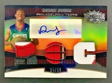 2007 Topps Triple Threads - Bobby Jones #116 76ers GOLD RC Triple Patch AUTO /25