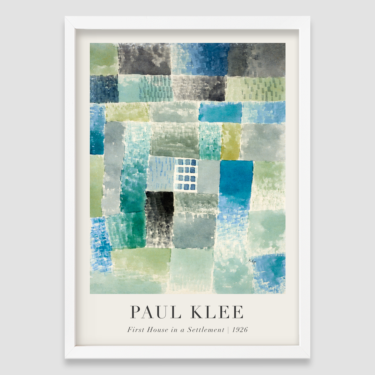 paul klee　アートパネル Paul Klee painting Print Vintage Set Wall Art Gift Home A4