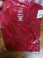 Hanes Adult Perfect-T Long-Sleeve Red T-Shirt