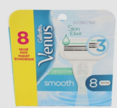 Gillette Venus Smooth Sensitive - 8 ct Refill Cartridges Value Pack 