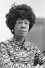 SHIRLEY CHISHOLM ANNOUNCING CANDIDACY 12x18 GLOSSY PHOTO PRINT