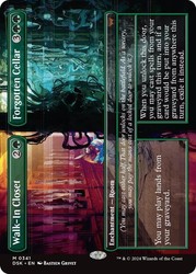 Walk-In Closet // Forgotten Cellar (Borderless) - Duskmourn: House of Horror - Mythic #341
