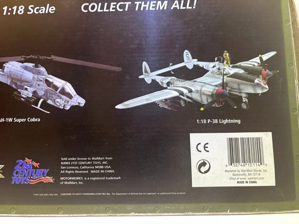 Motorworks 1/18 UH-1C CIA Air America Helicopter (NIB) - Image 4 of 4