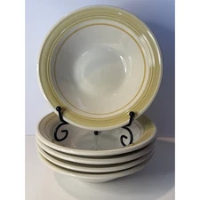 Vintage Impressions By Daniele Pebble Shore Soup/Cereal Bowls- Set of 5