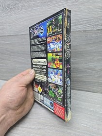 Sega Saturn Nights Into Dreams And Street Fighter Alpha No Game Tattt Case & Man