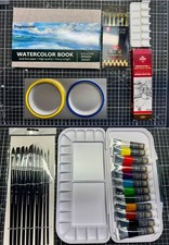 Intro to Gouache Set: Masters Touch, Sakura Pigma, A5 WC Book & Palette - New!