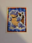 POKEMON SERIES 1, MERLIN TOPPS STICKER # 9, BLASTOISE, YEAR 1999