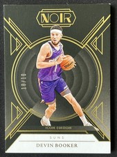 Devin Booker 2024-25 Panini Noir Icon Edition Gold /10 #83