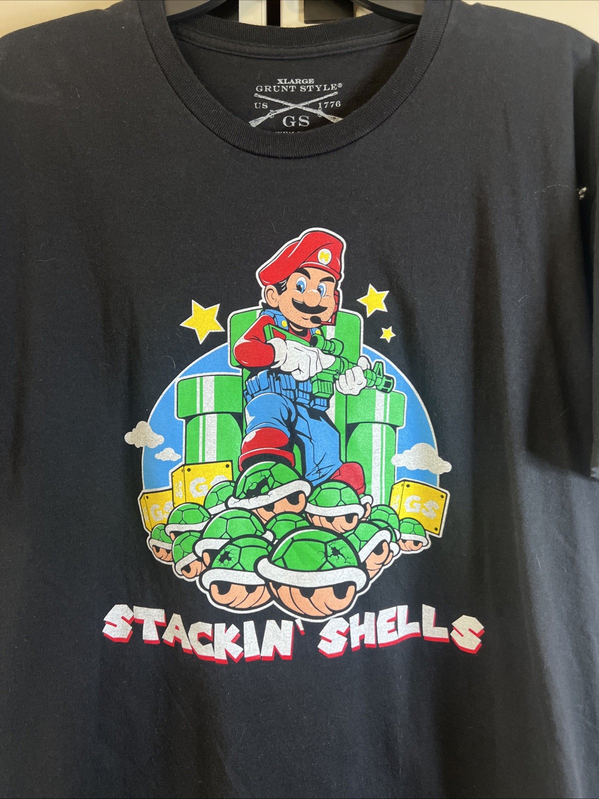 Grunt Style Stackin Shells Mario Xtra Large Black… - image 2