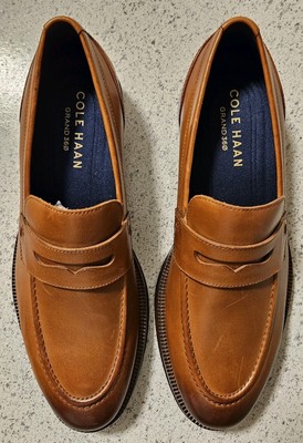 Cole Haan Men Carnegie British Tan Brown Leather Penny Loafers ... Size 9.5 $200 Cole Haan Carnegie British Tan Brown Leather Penny  main image 2