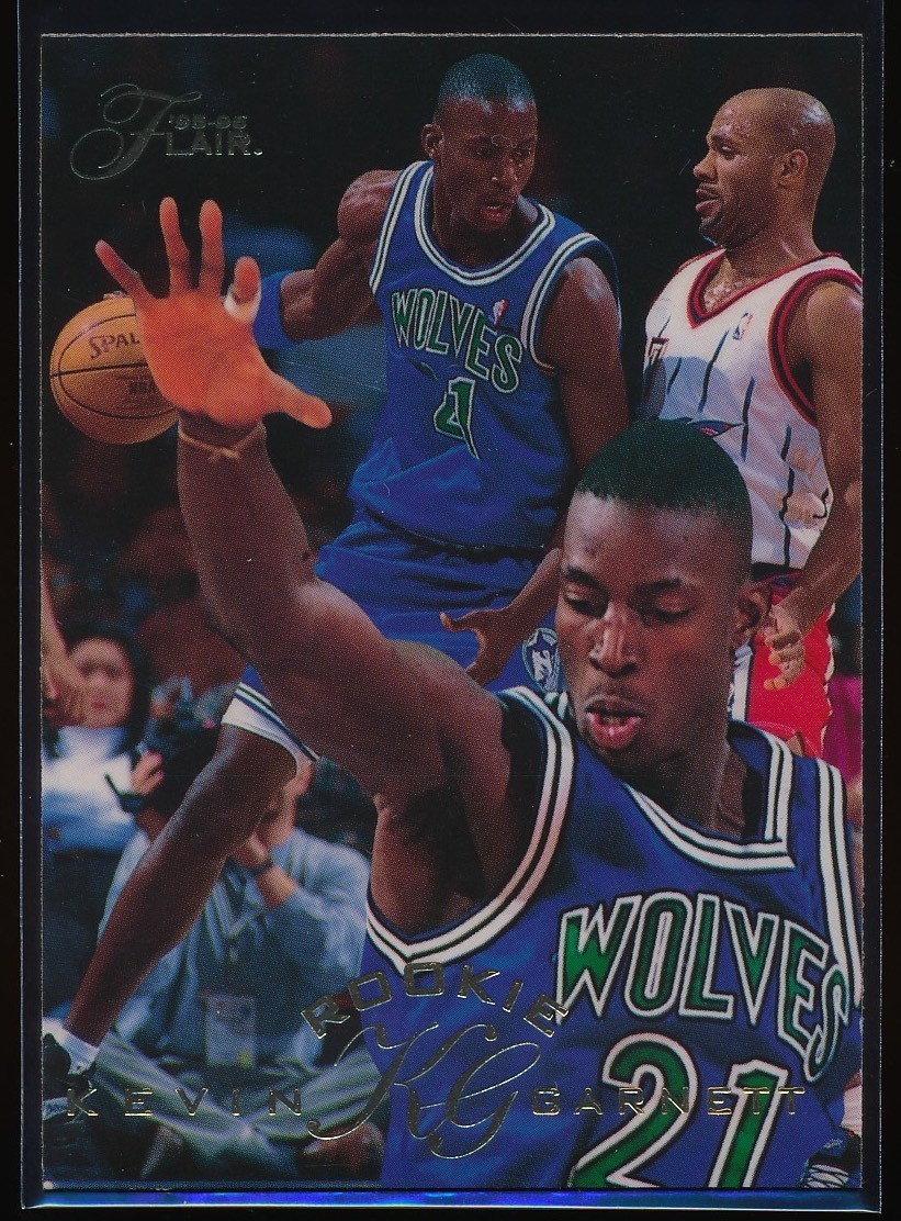 1995-96 Flair Kevin Garnett #206 Rookie Card