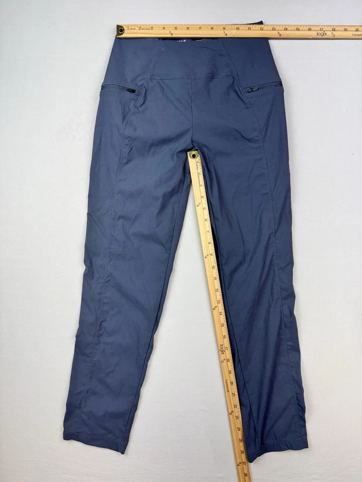 Calça de tornozelo feminina Mountain Hardwear Dynama XS cinza puxar ao ar livre OL9989 - Imagem 2 de 4