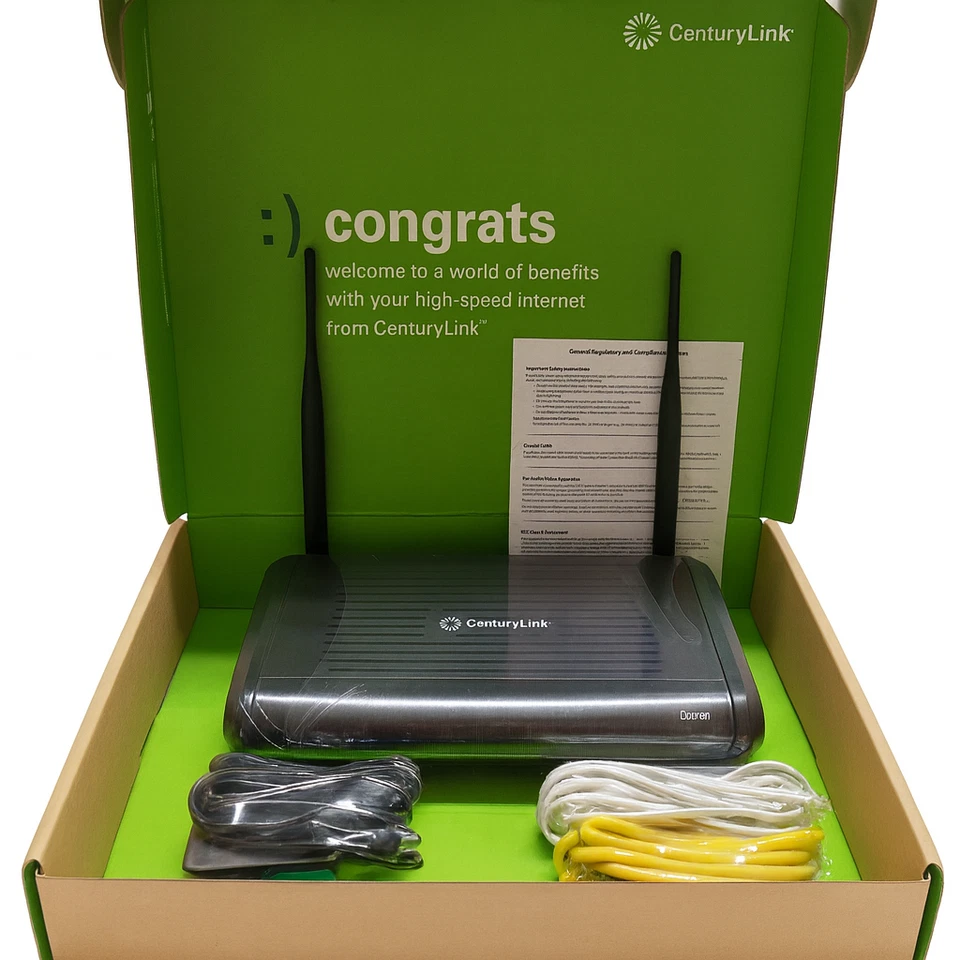 SELLADO CenturyLink Actiontec C1900A VDSL2+ Router Wi-Fi Módem Telefonía Módem Gateway  Foto 3 de 4