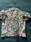 TAHARI Linen Tropic Floral Print Jacket Women Sz M Coastal Travel Vacation — photo 9